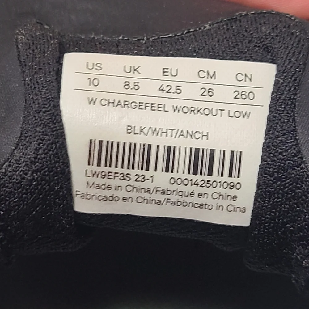 Lululemon Athletica Womens Chargefeel Low Workout‎ Sneakers Black Size 10